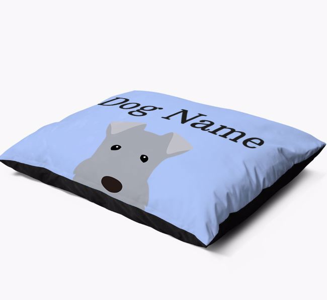 'Peeking Yappicon' - Personalised {breedFullName} Dog Bed